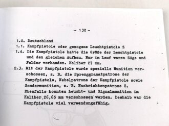 Gebundene Fotokopie "Katalog über Nahkampfmittel Teil II" DIN A4 mit 225 Seiten, Kleinstauflage von Peter Keller aus den 1990iger Jahren