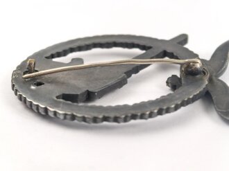 Flakkampfabzeichen der Luftwaffe. Buntmetall, entnazifiziert