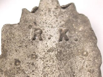 Minensucher Kriegsabzeichen der Kriegsmarine. Zink, Hersteller R.K., Nadel fehlt