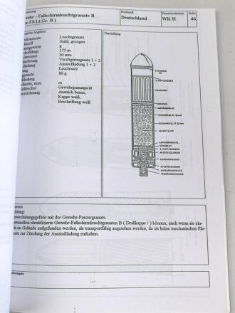 Gebundene Fotokopie "Band 1 Panzerfaustgranaten / Gewehrgranaten (deutsch-britisch-amerikanisch)" DIN A4 mit 102 Seiten, Kleinstauflage von Peter Keller aus den 1990iger Jahren