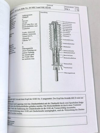 Gebundene Fotokopie "Band 1 Panzerfaustgranaten / Gewehrgranaten (deutsch-britisch-amerikanisch)" DIN A4 mit 102 Seiten, Kleinstauflage von Peter Keller aus den 1990iger Jahren