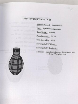 Gebundene Fotokopie "Handgranaten" DIN A4, 214 Seiten, Kleinstauflage von Peter Keller aus den 1990iger Jahren