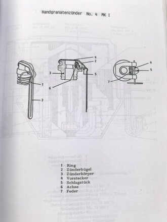 Gebundene Fotokopie "Handgranaten" DIN A4, 214 Seiten, Kleinstauflage von Peter Keller aus den 1990iger Jahren