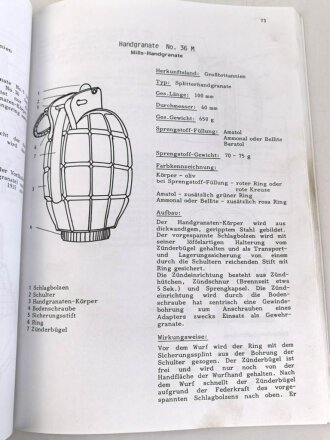 Gebundene Fotokopie "Handgranaten" DIN A4, 214 Seiten, Kleinstauflage von Peter Keller aus den 1990iger Jahren