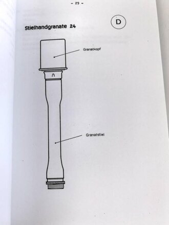 Gebundene Fotokopie "Katalog über Nahkampfmittel Teil I" DIN A4 mit 130 Seiten, Kleinstauflage von Peter Keller aus den 1990iger Jahren