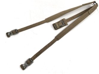Luftwaffe, Koppeltragegestell in Tropenausführung. Sehr guter Zustand, datiert 1942