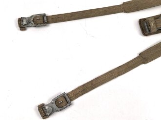 Luftwaffe, Koppeltragegestell in Tropenausführung. Sehr guter Zustand, datiert 1942