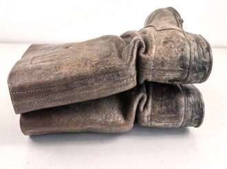 Paar Stiefel für Mannschaften der Wehrmacht. Ungeschwärztes Paar, nicht gereinigt, Sohlenlänge 28cm
