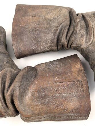 Paar Stiefel für Mannschaften der Wehrmacht. Ungeschwärztes Paar, nicht gereinigt, Sohlenlänge 28cm