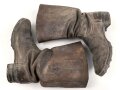 Paar Stiefel für Mannschaften der Wehrmacht. Ungeschwärztes Paar, nicht gereinigt, Sohlenlänge 28cm