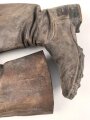 Paar Stiefel für Mannschaften der Wehrmacht. Ungeschwärztes Paar, nicht gereinigt, Sohlenlänge 28cm