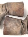 Paar Stiefel für Mannschaften der Wehrmacht. Ungeschwärztes Paar, nicht gereinigt, Sohlenlänge 28cm