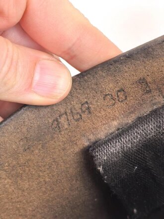 Paar Stiefel für Mannschaften der Wehrmacht. Nicht gereinigt, Sohlenlänge 30,5cm