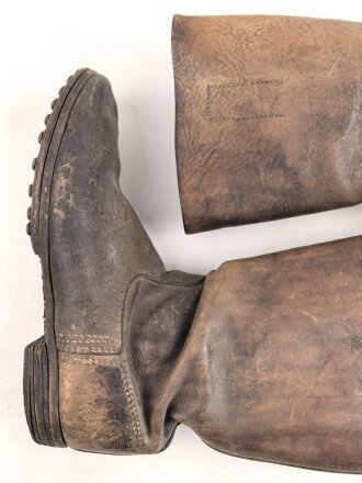 Paar Stiefel für Mannschaften der Wehrmacht. Nicht gereinigt, Sohlenlänge 30,5cm