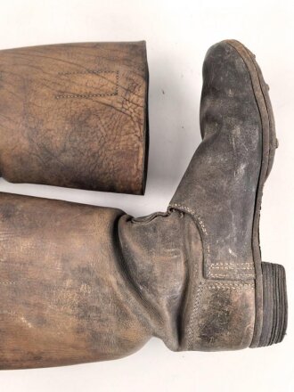 Paar Stiefel für Mannschaften der Wehrmacht. Nicht gereinigt, Sohlenlänge 30,5cm