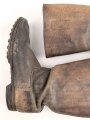 Paar Stiefel für Mannschaften der Wehrmacht. Nicht gereinigt, Sohlenlänge 30,5cm