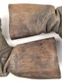 Paar Stiefel für Mannschaften der Wehrmacht. Nicht gereinigt, Sohlenlänge 30,5cm