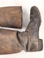 Paar Stiefel für Mannschaften der Wehrmacht. Nicht gereinigt, Sohlenlänge 30,5cm