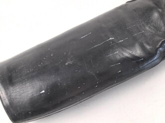 Paar Stiefel für Offiziere der Polizei, datiert 1942. Ungereinigtes Paar, Sohlenlänge 28,5cm