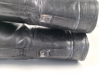 Paar Stiefel für Offiziere der Wehrmacht. Ungereinigtes Paar, Sohlenlänge 27,5cm