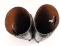 Paar Stiefel für Offiziere der Wehrmacht. Ungereinigtes Paar, Sohlenlänge 27,5cm