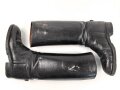 Paar Stiefel für Offiziere der Wehrmacht. Ungereinigtes Paar, Sohlenlänge 27,5cm