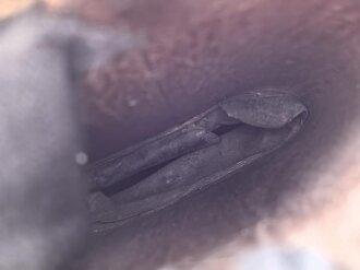 Paar Stiefel für Unteroffiziere der Wehrmacht. Ungereinigtes Paar, Sohlenlänge knapp 28cm