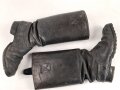 Paar Stiefel für Unteroffiziere der Wehrmacht. Ungereinigtes Paar, Sohlenlänge knapp 28cm