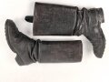 Paar Stiefel für Unteroffiziere der Wehrmacht. Ungereinigtes Paar, Sohlenlänge knapp 28cm