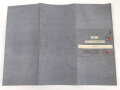 Landkarte "Wels und Kremsmünster" datiert 1938, Maße: 53 x 39 cm, auf Stoff geklebt