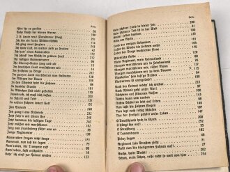 "SS Liederbuch" herausgegeben von der Reichsführung SS, Zentralverlag der NSDAP, 264 Seiten, DIN A6