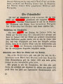 Reichsführer SS Heinrich Himmler "Die Schutzstaffel" als antibolichewistische Kampforganisation, 31 Seiten, unter DIN A5, wasserschaden