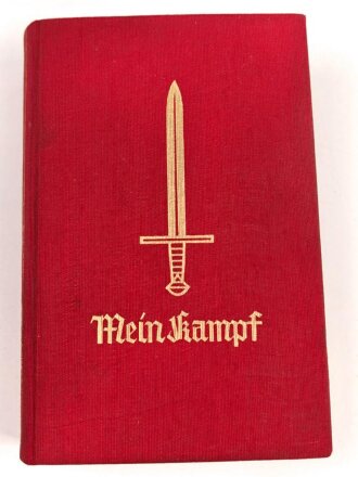 Adolf Hitler " Mein Kampf" von einem HJ Führer Ortsgruppe Gaflenz 1939