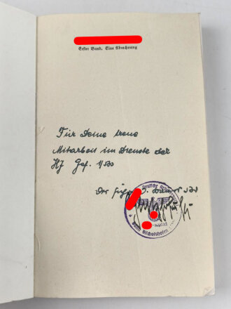 Adolf Hitler " Mein Kampf" 1. Band von 1939 mit...
