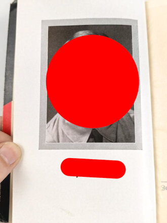 Adolf Hitler " Mein Kampf" 1. Band von 1939 mit Widmung für einen HJ Angehörigen
