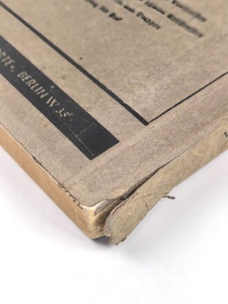 "Unterrichtsbuch für Soldaten" Ausgabe A für Schützen (Gewehr und M.G.), Kriegsausgabe Winter 1939/40, 286 Seiten, DIN A5