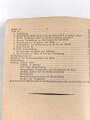 "Unterrichtsbuch für Soldaten" Ausgabe A für Schützen (Gewehr und M.G.), Kriegsausgabe Winter 1939/40, 286 Seiten, DIN A5