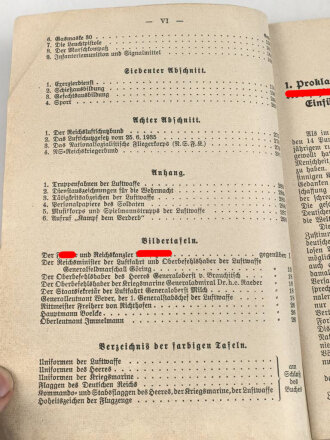 "Der Dienstunterricht in der Luftwaffe" Jahrgang 1939, 302 Seiten, DIN A5