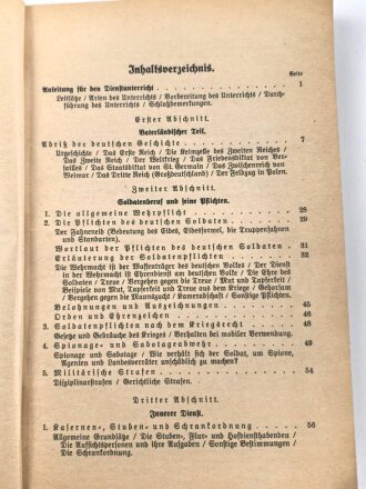 "Der Dienstunterricht im Heere, Ausgabe für den...