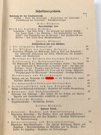 "Der Dienstunterricht im Heere, Ausgabe für den...