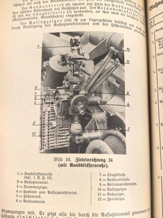 "Der Dienstunterricht im Heere, Ausgabe für den Kanonier (bespannt)" datiert 1938/39, 319 Seiten, DIN A5, gebraucht