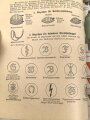 "Der Dienstunterricht im Heere, Ausgabe für den Kanonier (bespannt)" datiert 1938/39, 319 Seiten, DIN A5, gebraucht