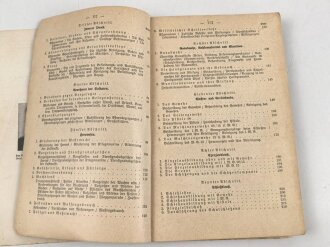 "Der Dienstunterricht im Heere, Ausgabe für den Gewehr und I.M.G.Schützen" datiert 1937/1938, ca. 340 Seiten, DIN A 5, gebraucht