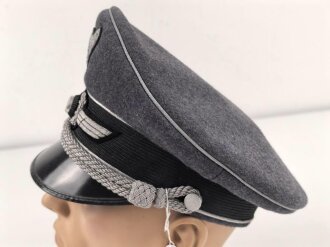 Reichsluftschutzbund, Schirmmütze für Führer in gutem Zustand., recht kleine Größe