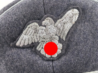 Reichsluftschutzbund, Schirmmütze für Führer in gutem Zustand., recht kleine Größe