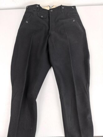 Allgemeine SS, schwarze Stiefelhose in gutem Zustand....
