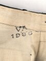 Allgemeine SS, schwarze Stiefelhose in gutem Zustand. Gestempelt " VA 1936"