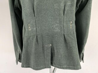Feldbluse Modell 1935 für Mannschaften des Heeres. Stark getragenes Kammerstück, selten