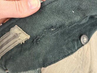 Feldbluse Modell 1935 für Mannschaften des Heeres. Stark getragenes Kammerstück, selten