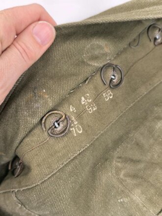 Heer, Tropenfeldbluse 2. Modell für einen Hauptmann der Pioniere. Getragenes Kammerstück in gutem Gesamtzustand